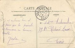 CPA Carte du Littoral de Nice a Menton vu a vol d'oiseau 