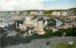 CPM Le Petit Andely Eure Chateau Gaillard et vue d'ensemble 