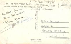 CPM Le Petit Andely Eure Chateau Gaillard et vue d'ensemble