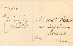 CPA Roma Ricordo delle Catacombe di S Callisto Cappella e tomba di S Cecilia 