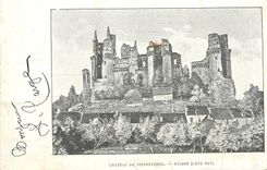 CPA Chateau de Pierrefonds Ruines Cote Est 