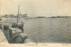 CPA Palavas les Flots La Plage Bateau