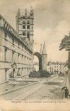 CPA Montpellier 1855 La Cathedrale et la Faculle de Medecine 