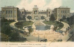 CPA Marseille Ensemble du Palais de Longchamps 