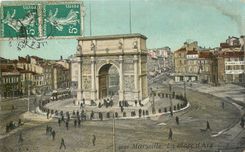 CPA Marseille La Place d'Aix 