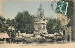 CPA Marseille La Fontaine Estrangin 