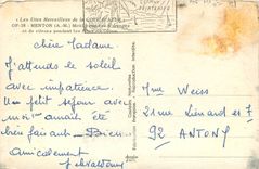 CPM Menton AM Motif compose oranges et de citrons 