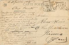 CPA La Guerre de 1914 dans les Vosges Saint Die Vosges Rue Gambetta