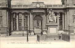 Paris -7 - the House of Commons and the Place of Burgundy - CPA