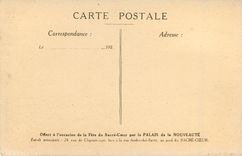 CPA Fete du Sacre Coeur 