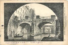 CPA Ancien Paris Le Pont de l'Hotel Dieu  vers 1806 