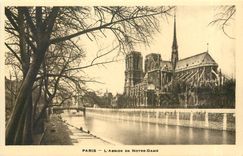CPA Paris L'Abside de Notre Dame 