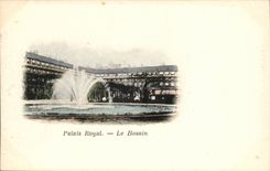 Paris - 1 - Palais Royal - Le bassin CPA 