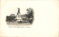 Paris - 11 - Place de la Republique - CPA 