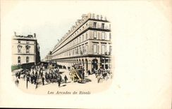 Paris - 1 - Les Arcades de Rivoli - CPA 