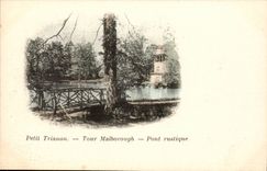 Versailles - Palate of Versailles - Small Trianon - our Malborough - Rustic Bridge - CPA