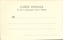 Castle of Chantilly - southern Dimension is Statue of the Constable -- CPA