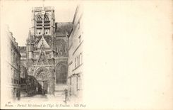 Rouen - Southernmost Gate of the Church St Vincent CPA