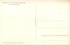 CPM Findelen ob Zermatt mit Matterhorn 