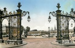 CPM Nancy Place Stanislas Les Grilles Jean Lamour 