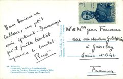 CPM Valencia Place du General Franco et Totel de Ville