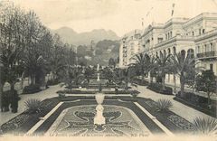 CPA Menton Le Jardin public et le Casino Municipal 