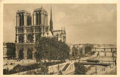 CPA Notre Dame de Paris Vue generale 