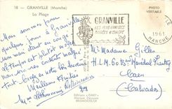 CPM Granville Manche La Plage 