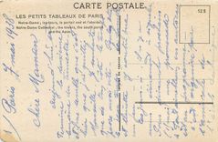 CPA Notre Dame les Tours le portail sud et l'Abside 