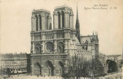 CPA Paris Eglise Notre Dame 