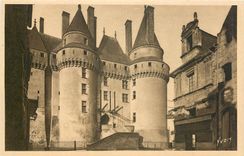 CPA Langeais Indre et Loire L'Entree du Chateau 
