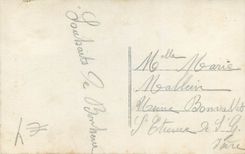 CPA Ste Marie Homme Fleurs