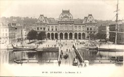 Le Havre CPA La Bourse (bateau)