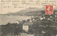 CPA Menton Vue prise du Pont Saint Louis