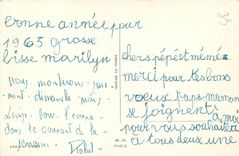 CPA Bonne annee