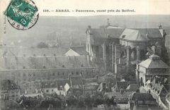 CPA ARRAS - Panorama  ouest pres du Beffroi
