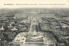  CPA VERSAILLES Panorama du Château et des Jardins