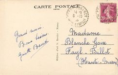 CPA NANCY Arc de Triomphe vu de la place Carriere