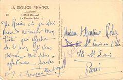 CPA REIMS - La fontaine Subé