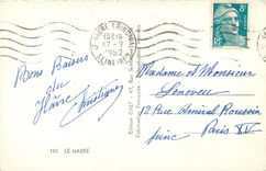 CPM Souvenir du Havre Vue du port La Liberte L'Ile de France Le pain de sucre