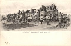 CAbourg CPA Les chalets de la rue de la mer