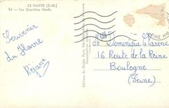 CPM LE HAVRE (S-M) Les Quartiers Neufs