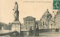 CPA Palais de Versailles  un cin de la Cour d'honneur