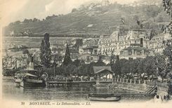 CPA MONTREUX-L  debarcadere