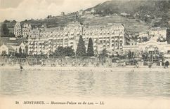 CPA MONTREUX-Palace vu du Lac