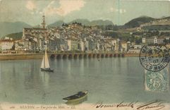 CPA MENTON- Vue prise du Mole