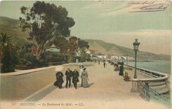 CPA MENTON-Boulevard d Midi-LL