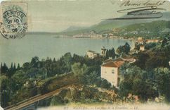 CPA MENTON-Vue prise de la Frontiere