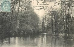 CPA UN L'ISLE SUR SEREIN.Un coin de la Riviere