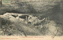 CPA PIERRE LA REICHE-INTERIEUR DES Grottes